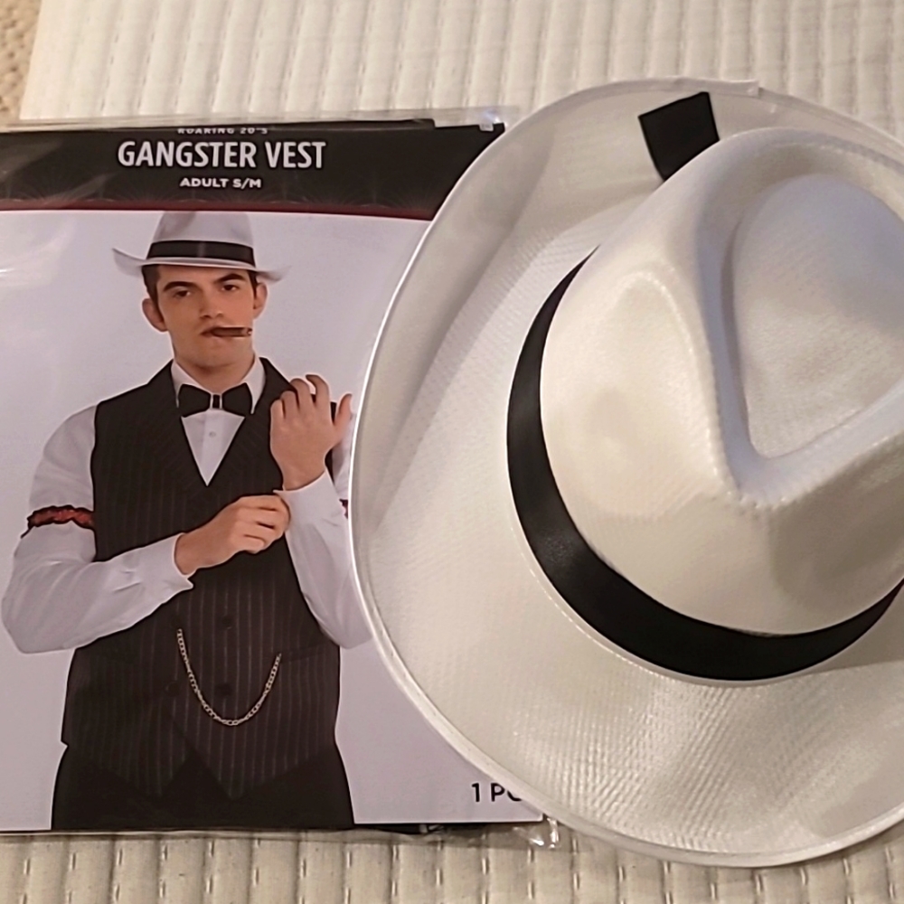 Gangster vest and hat